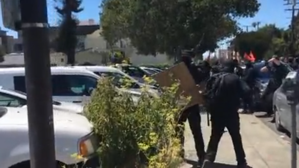 New video released by Berkeley PD reportedly shows Antifa smashing ...