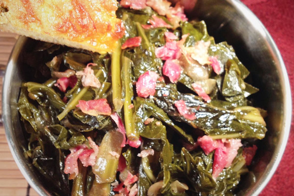 Y'all Are Eatin' Collard Greens Up In Here; Or, Vegetables Are Better With Bacon
