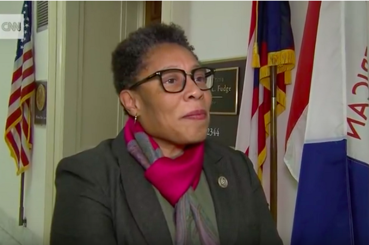 Marcia Fudge Melts Before Hot Fire of Nancy Pelosi's Gavel Of Doom