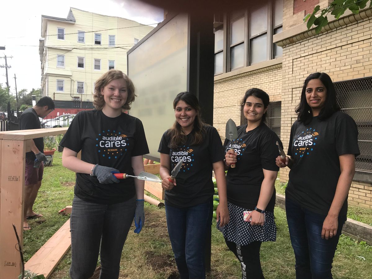 Audible Tech Department Volunteered At Avon Avenue