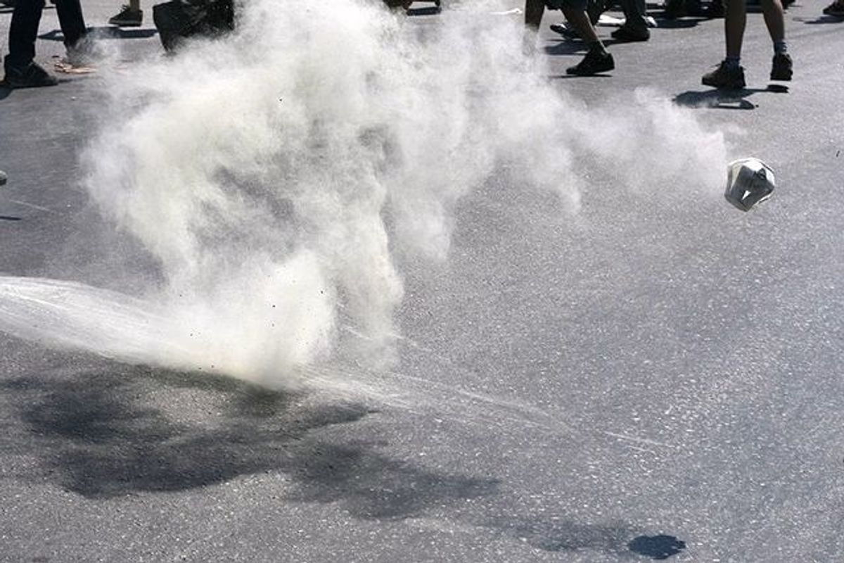 We Had To Tear Gas The Toddlers Or They Might Think America Is Peaceful And Free