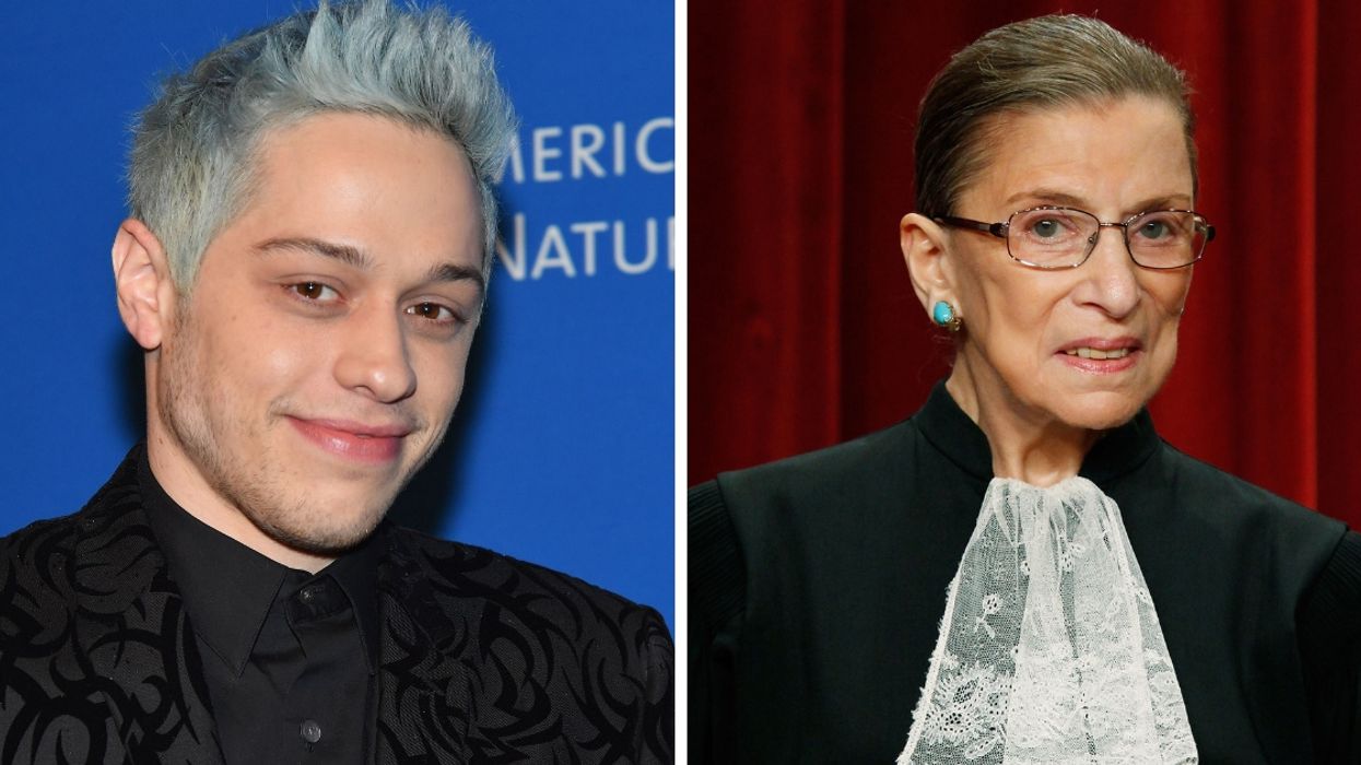 Pete Davidson Just Got A Tattoo Of Ruth Bader Ginsburg—And We're Obsessed 😍