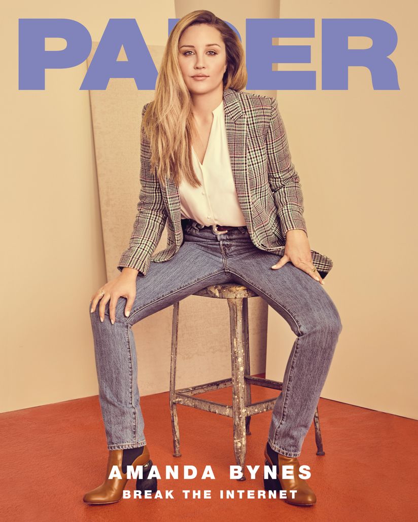 Amanda Bynes On The Cover Of Paper Break The Internet Paper