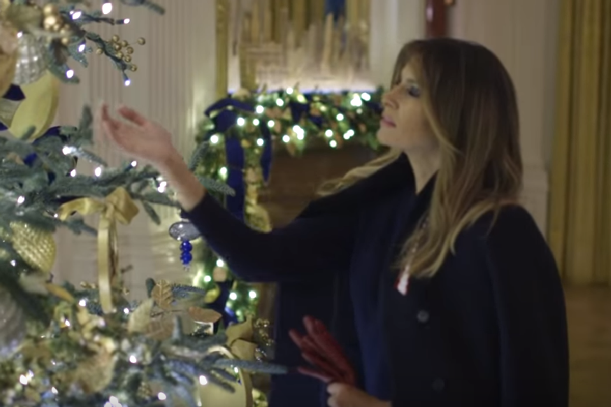 Melania's New Christmas Hell House Is Up