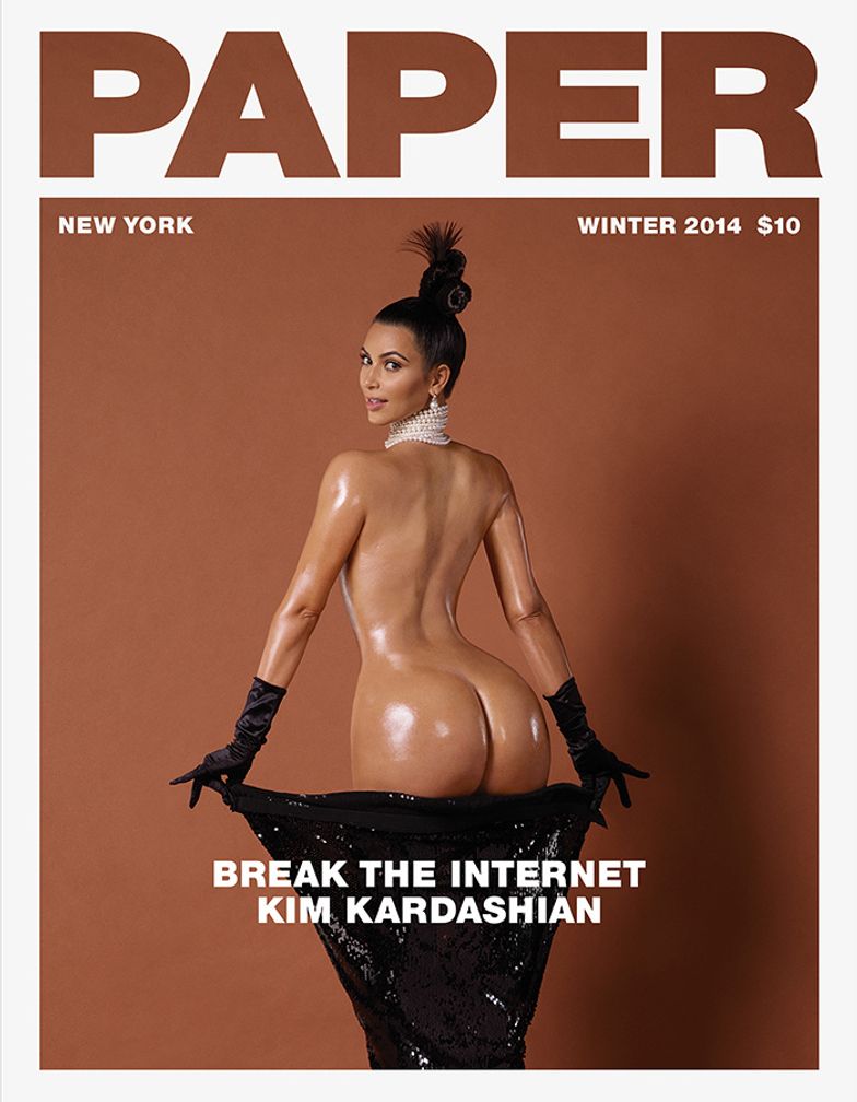Kim Kardashian Porn Cover - Kim Kardashian on the Cover of PAPER Break the Internet - PAPER Magazine