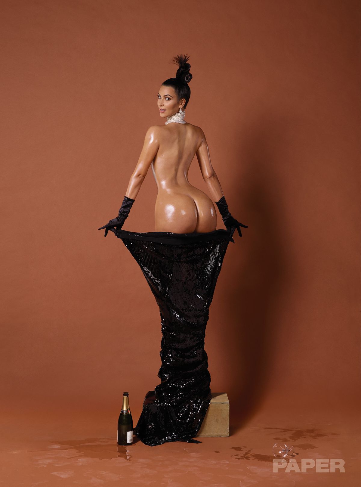 Kim Kardashian Porn Cover - Kim Kardashian on the Cover of PAPER Break the Internet - PAPER Magazine