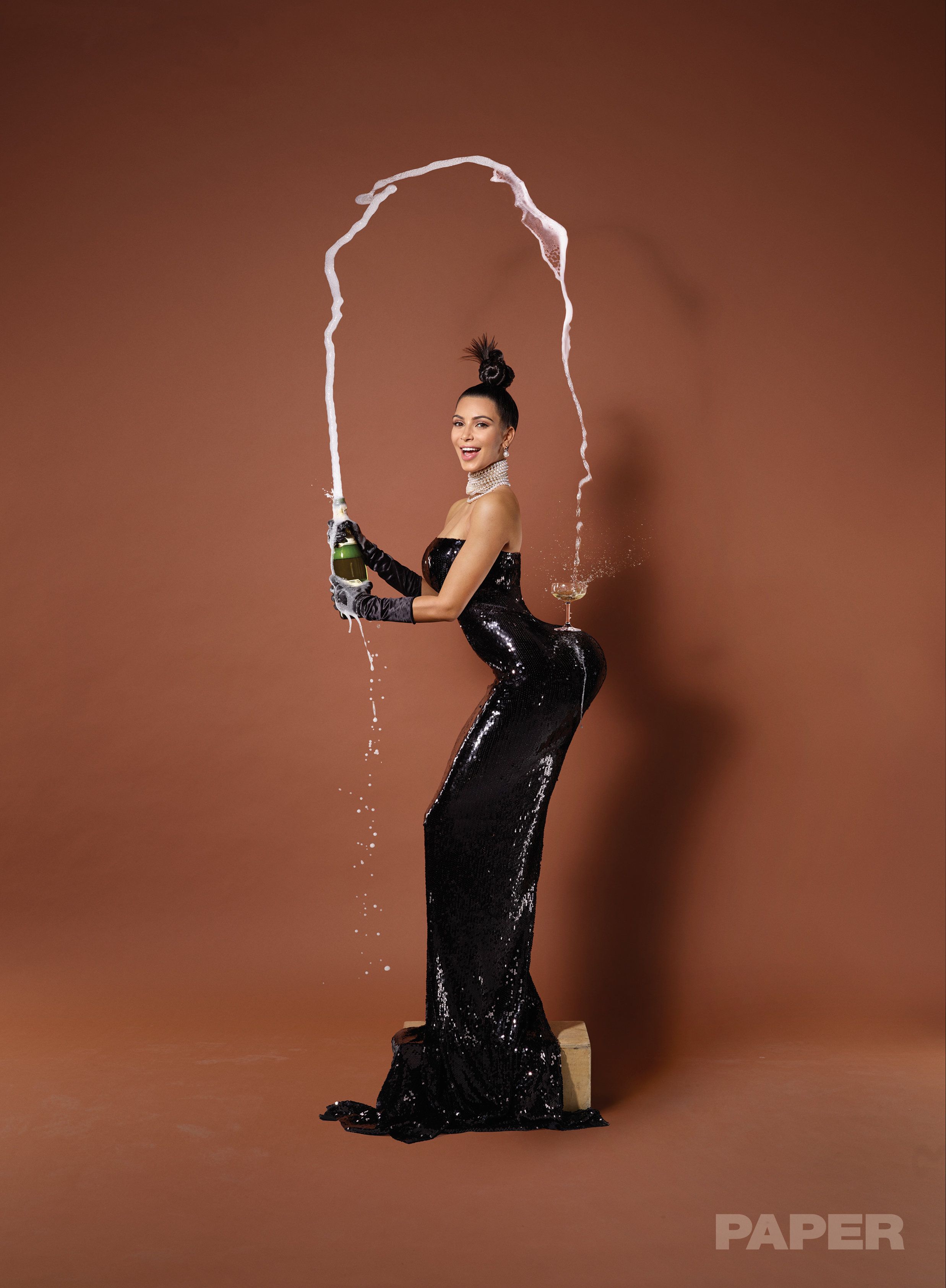 Kim Kardashian on the Cover of PAPER Break the Internet photo photo image
