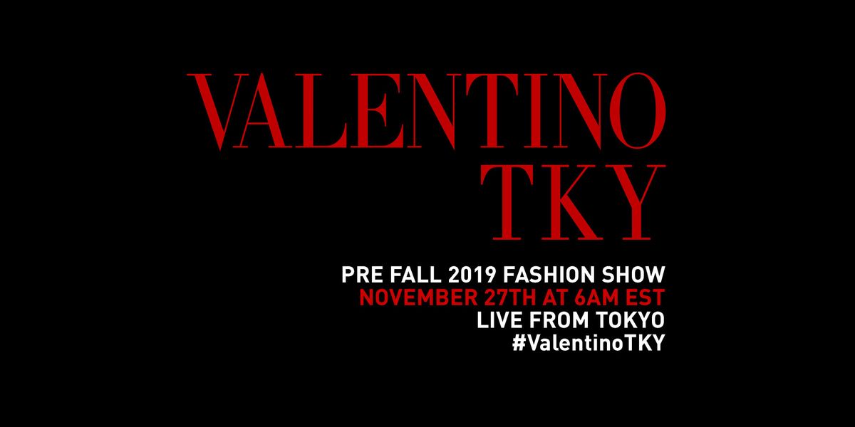 Livestream Valentino's Pre-Fall 2019 Show