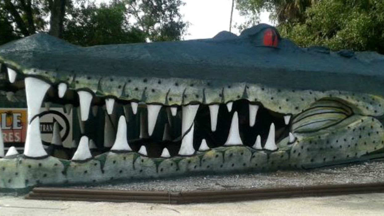 Tiny town of Christmas, Fla., is home to Swampy, World's Largest Alligator