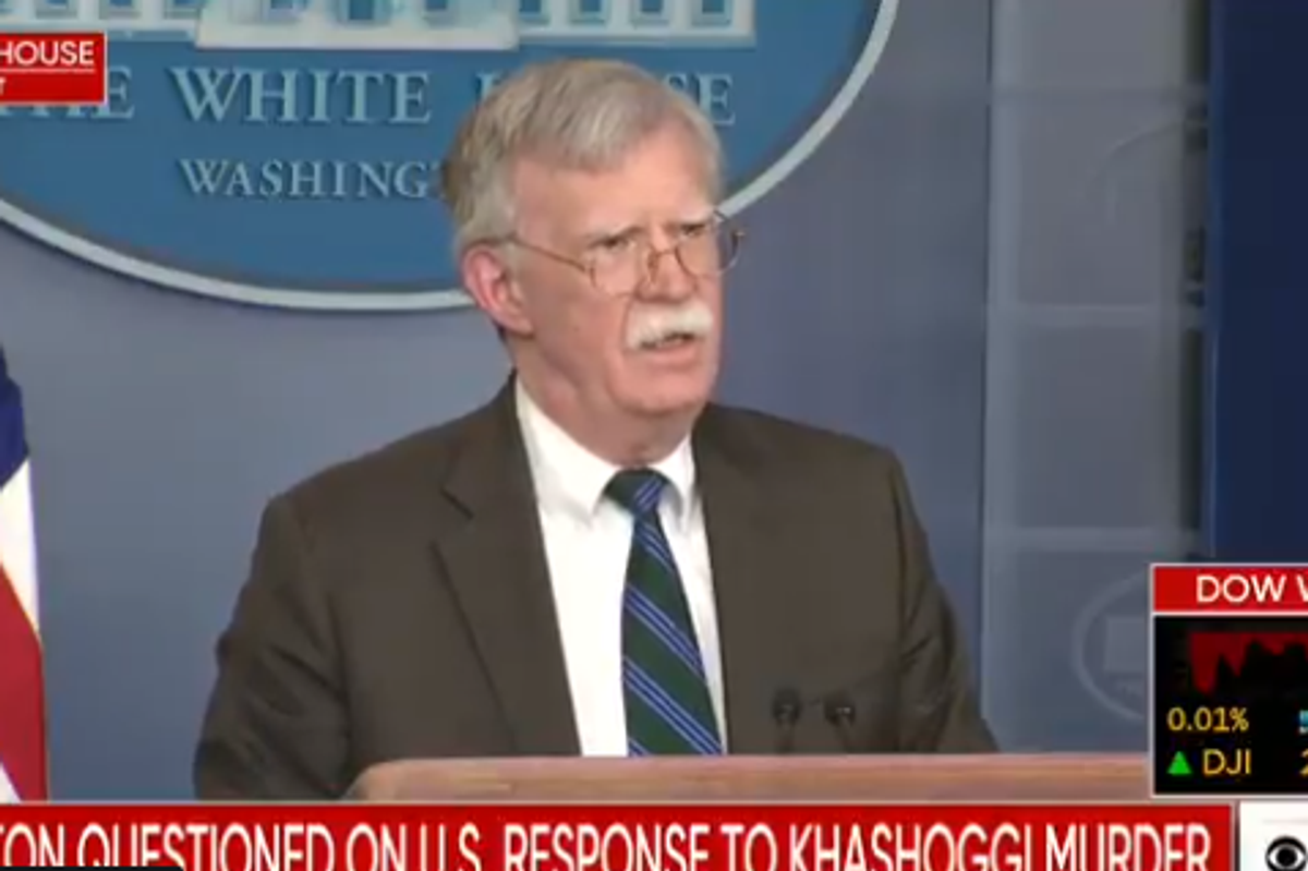 Why Would John Bolton Listen To Khashoggi Murder Tape? He Doesn't Even Bone Saw In Arabic!
