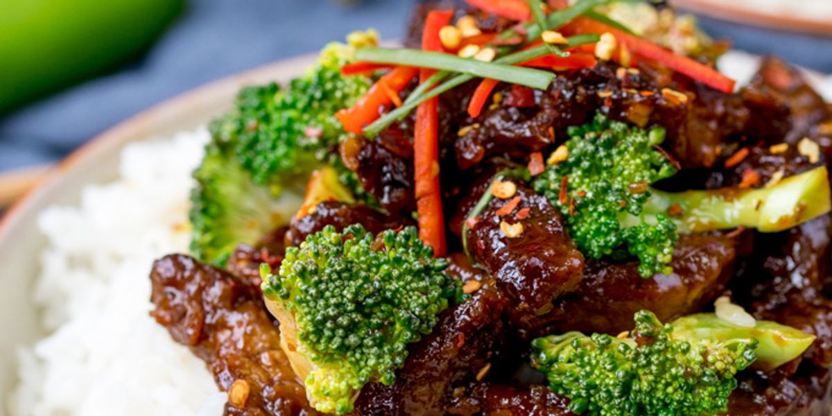 Crispy Chilli Beef With Broccoli