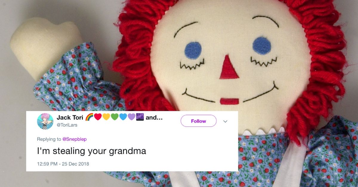 Grandma Gifts Trans Grandson With Raggedy Ann Doll Modified To Be Just Like Him ❤️