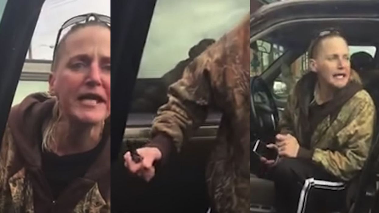 Woman Caught On Video Hurling Racial Slurs While Pulling A Knife Over A Parking Spot