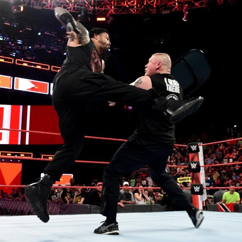 WWE Roman Reigns and Brock Lesnar