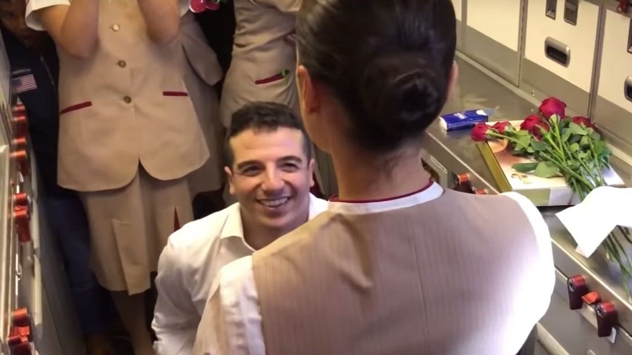 Airline Helps Man With Proposal For Flight Attendant Girlfriend—And We're Swooning