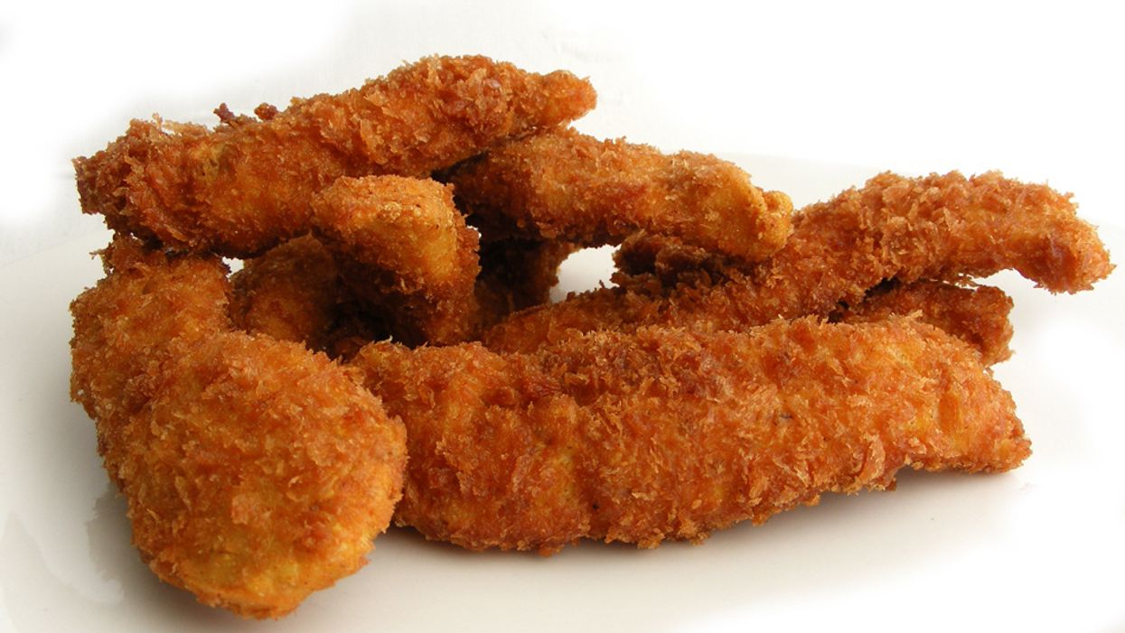 An Alabama sheriff's office is asking people not to eat chicken fingers that spilled on the road