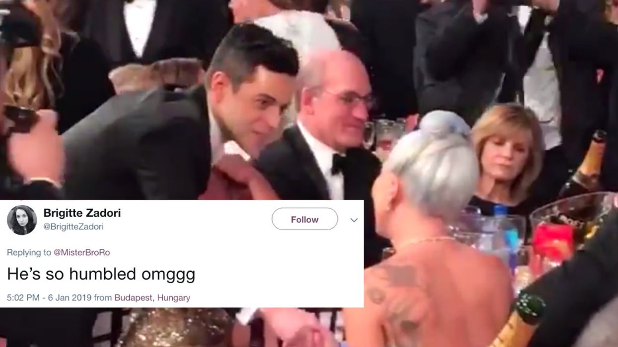 Rami Malek Introducing Himself To Lady Gaga Is Maybe The Most Adorable Thing Ever 😍