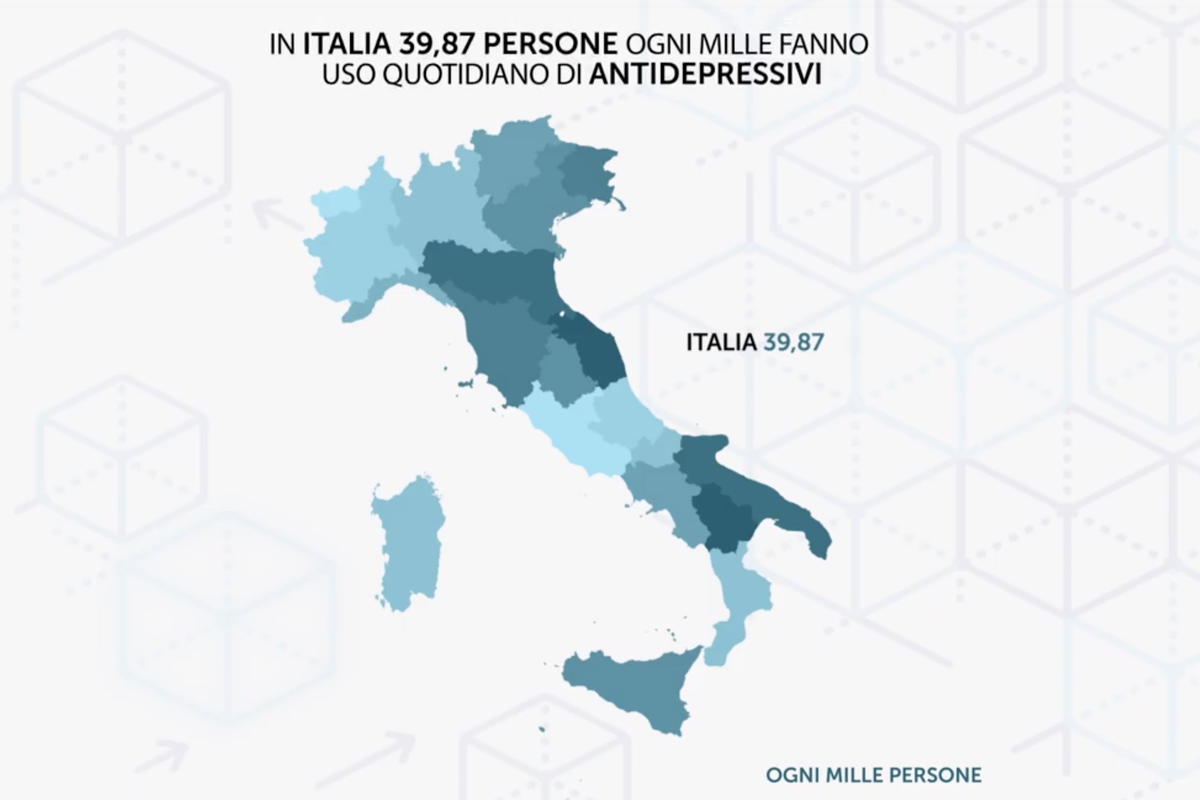 In Italia aumenta l'uso degli antidepressivi. I più afflitti? I toscani