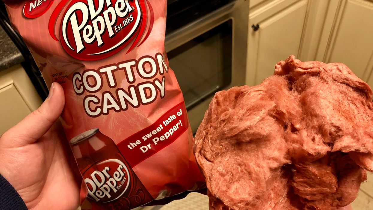 Dr Pepper cotton candy now exists and honestly it's not that bad