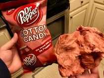 Dr Pepper Cotton Candy: Cotton candy that tastes like the popular soda.