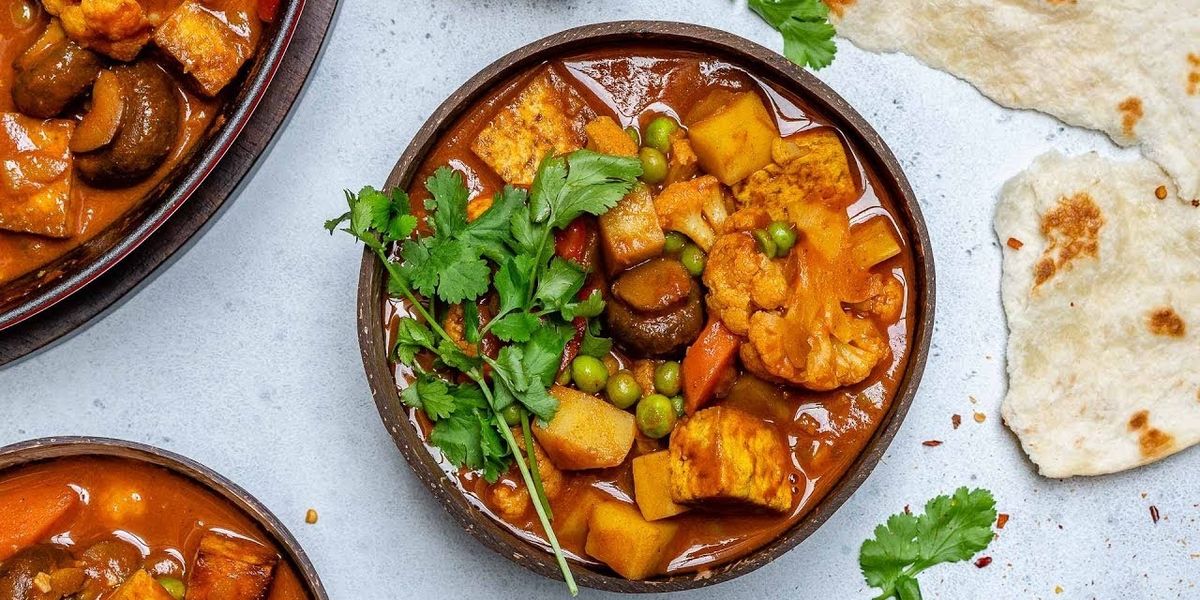 Vegan Tikka Masala With Tofu And Cauliflower