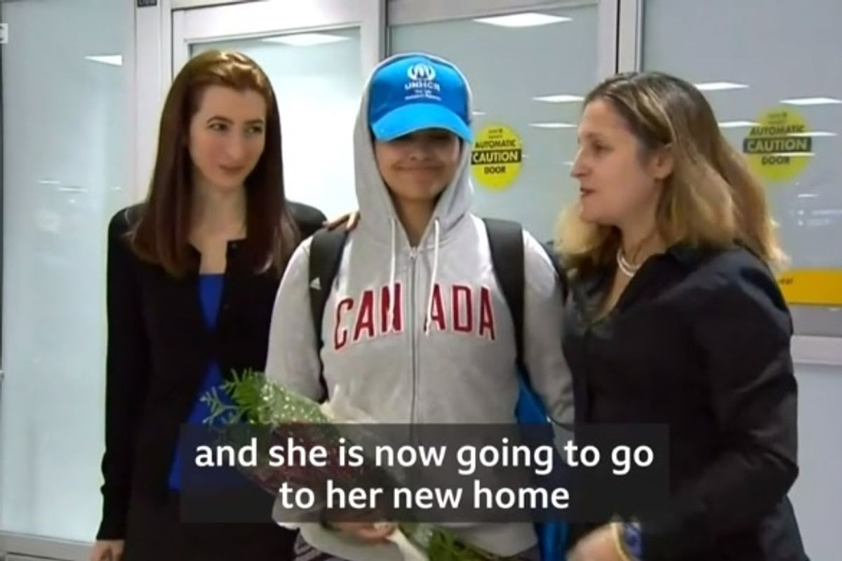Canada Showing Off Again, 'We Give Saudi Girls Asylum' Edition