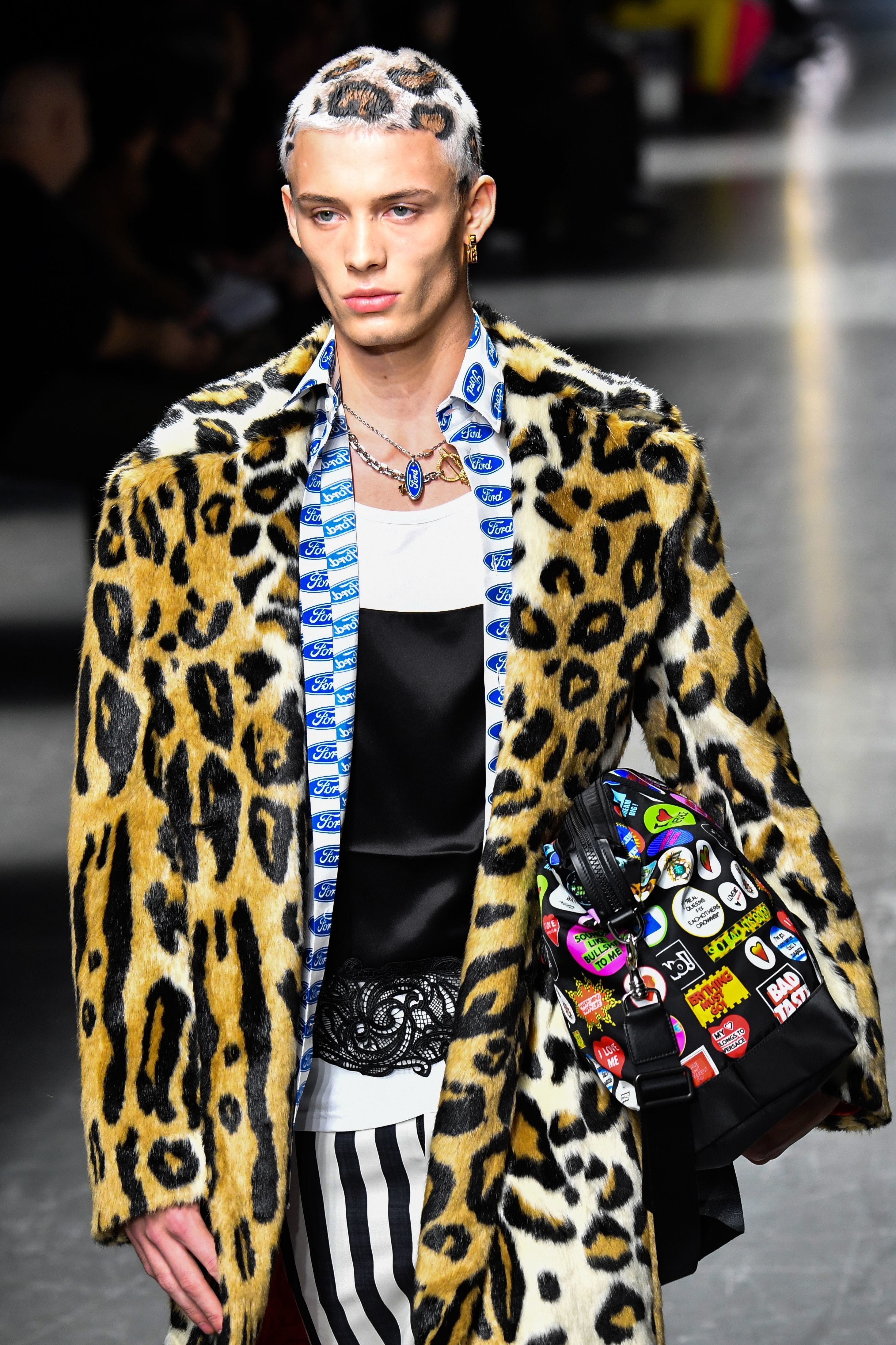 Nowstalgia Versace s Leopard Print Hair Through Pop Culture