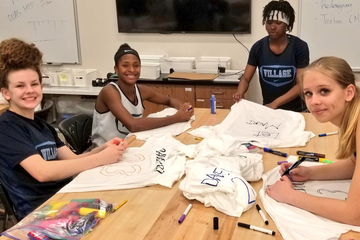 The Village School makes “Let Maori Play” t-shirts
