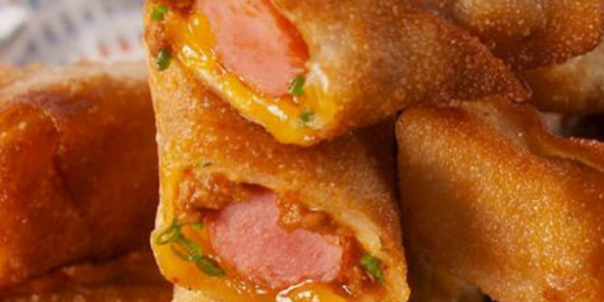 Chili Cheese Dog Egg Rolls My Recipe Magic