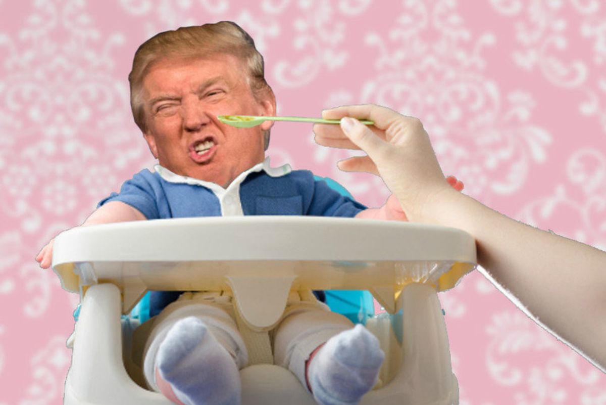 Trump To Pelosi: I KNOW YOU ARE BUT WHAT IF I STEP ON MY OWN DICK AND EAT IT AT THE SAME TIME?