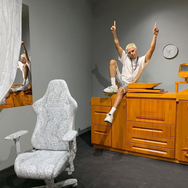 Step Into Artist Harry Nuriev's Balenciaga-Inspired Office