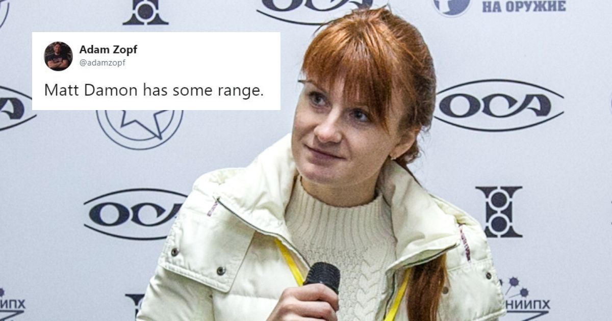 This Court Sketch Of Maria Butina Looks Exactly Like Matt Damon--And We Can Totally See It 😂