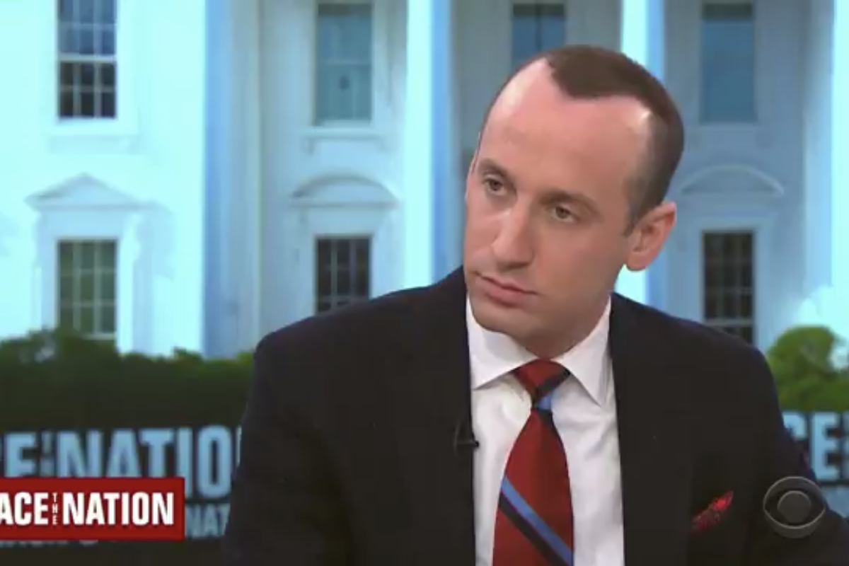 Stephen Miller Puts New Coat Of Paint (HAIR PAINT) On His Sh*tty Racist Ideas