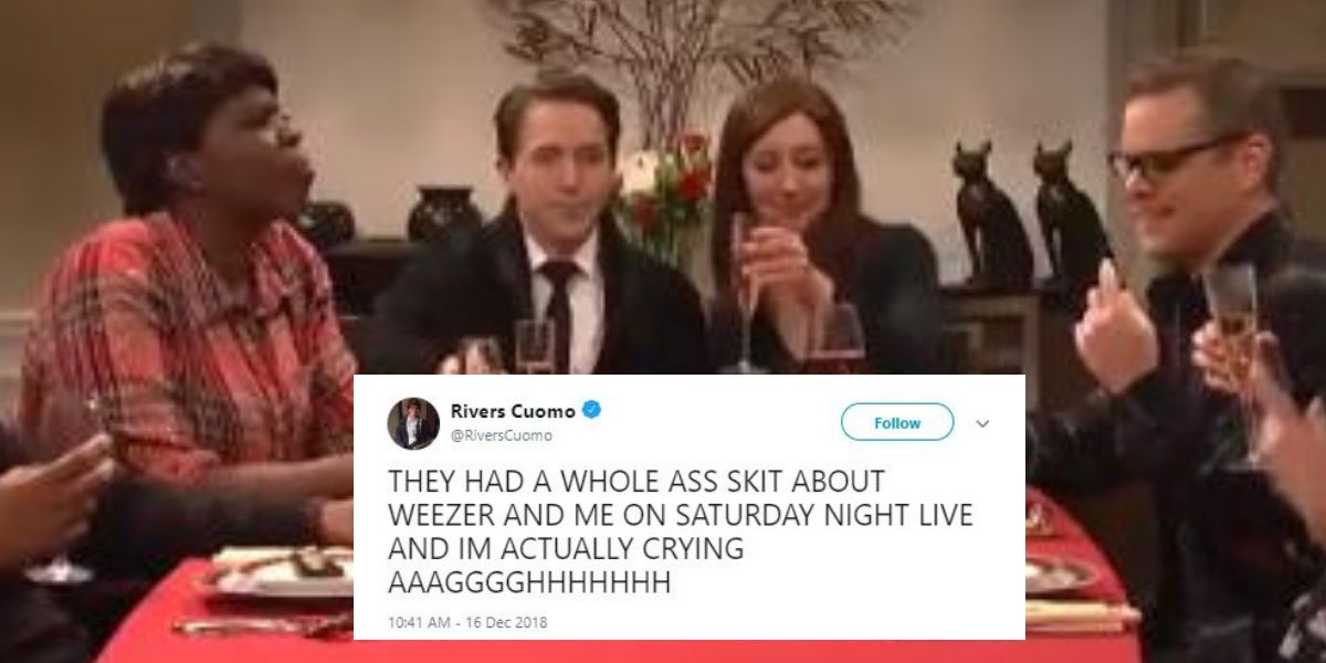 Weezer Was All About The SNL Sketch Making Fun Of Their Hardcore Fans 😂 -  Comic Sands