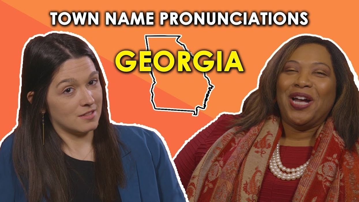 How do you pronounce these Georgia town names?