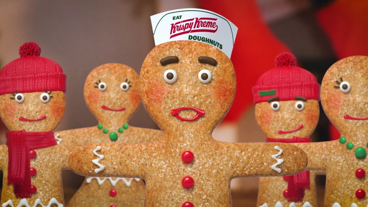 Krispy Kreme will serve gingerbread glazed doughnuts
