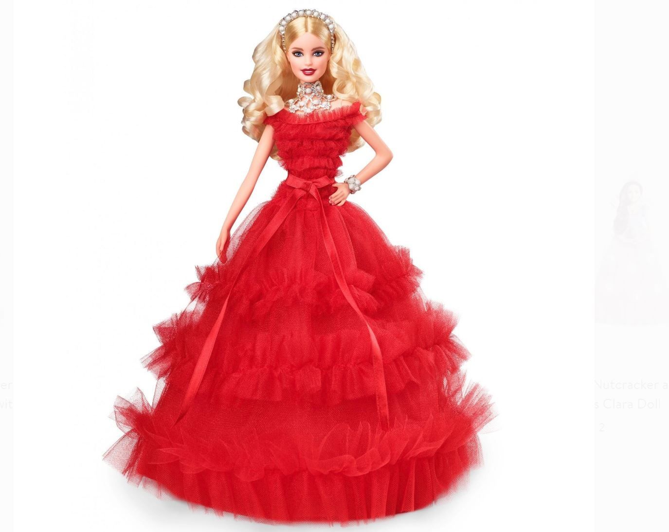 christmas barbies through the years