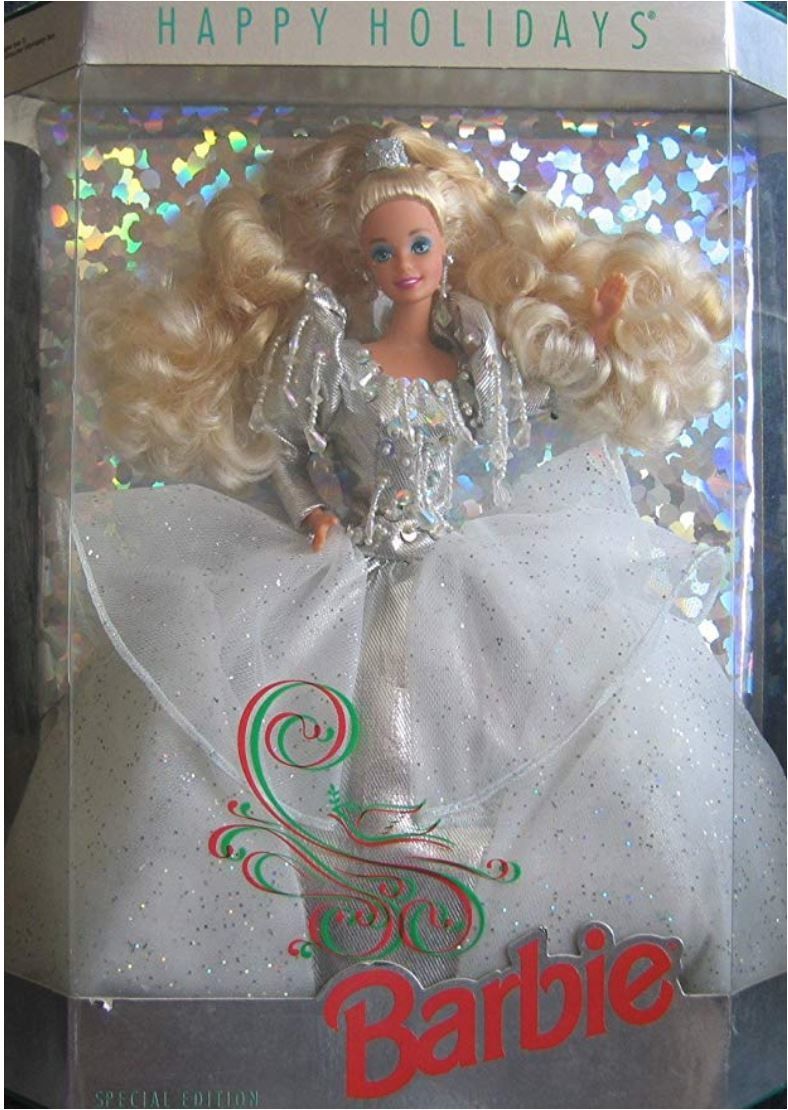 holiday barbie from 1990