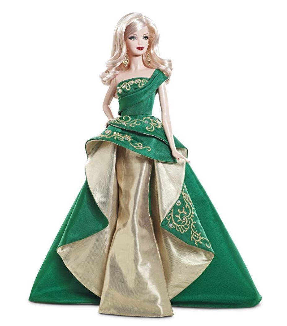 Holiday barbie best sale through the years