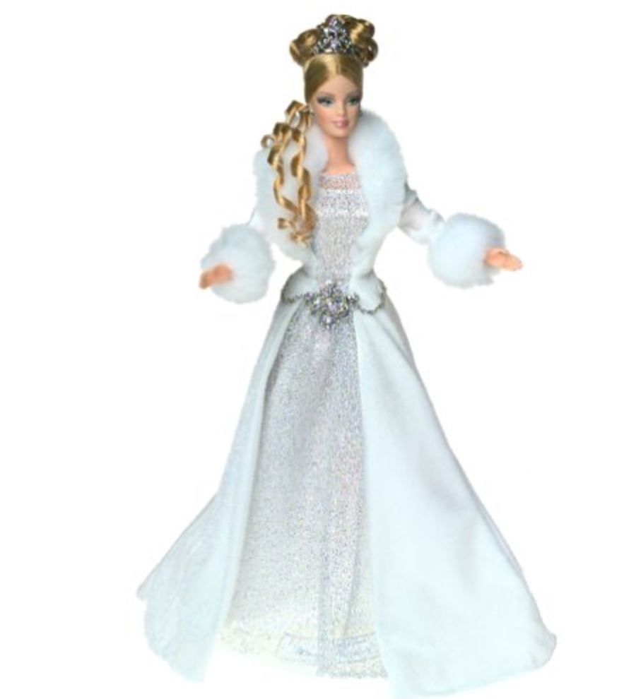 the first holiday barbie