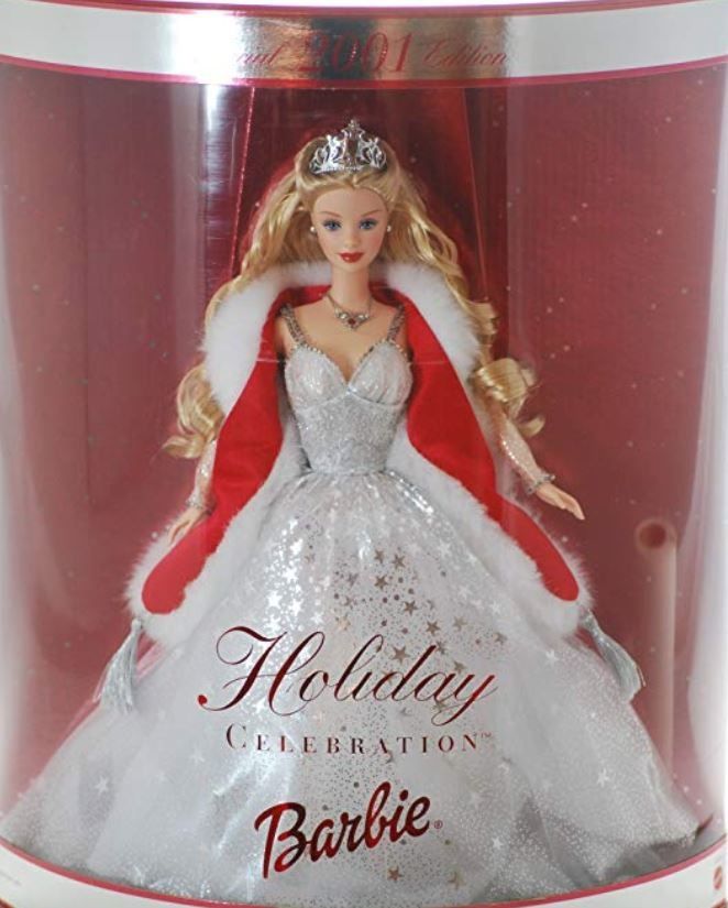 what year did the first holiday barbie come out