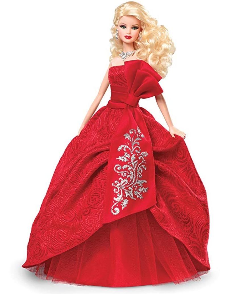 what year did the first holiday barbie come out