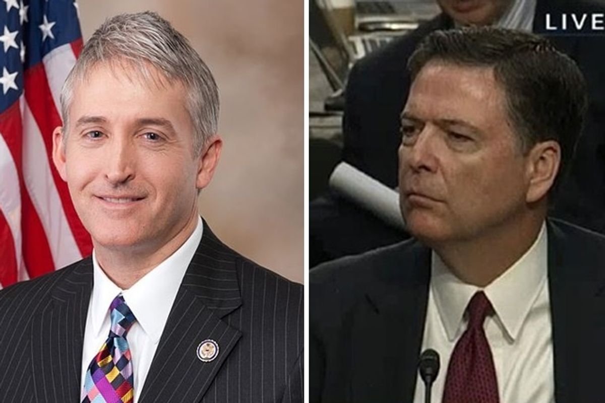 Gowdy, Comey Share One Last Dance In The Flickering Light Of The Dumpster Fire
