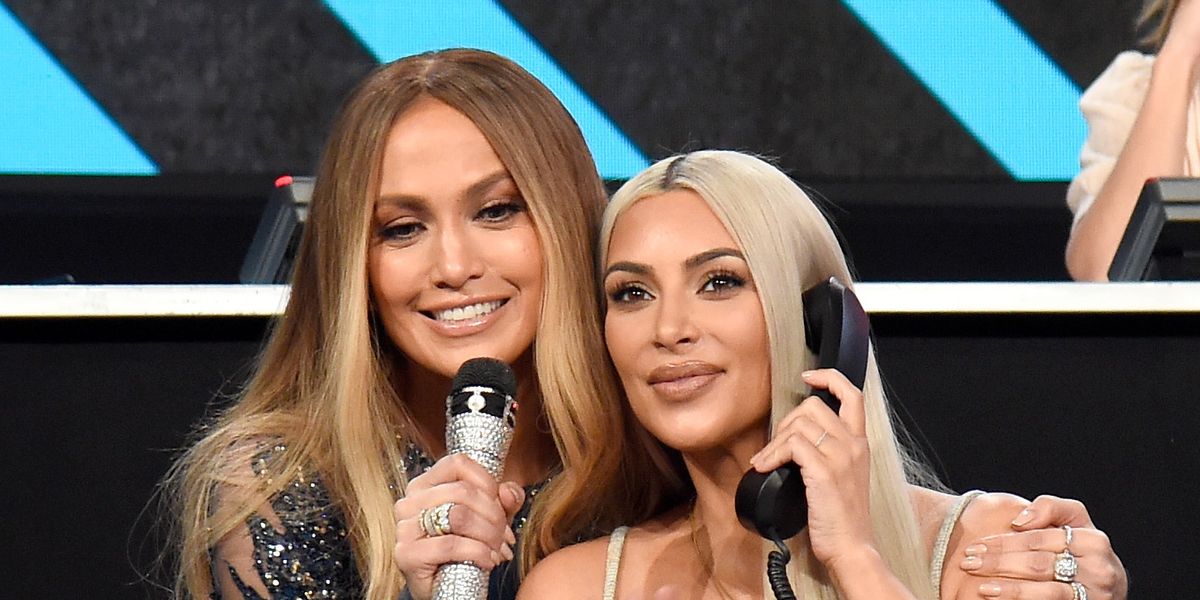 Kim Kardashian and J.Lo Had a Movie Night in Calabasas