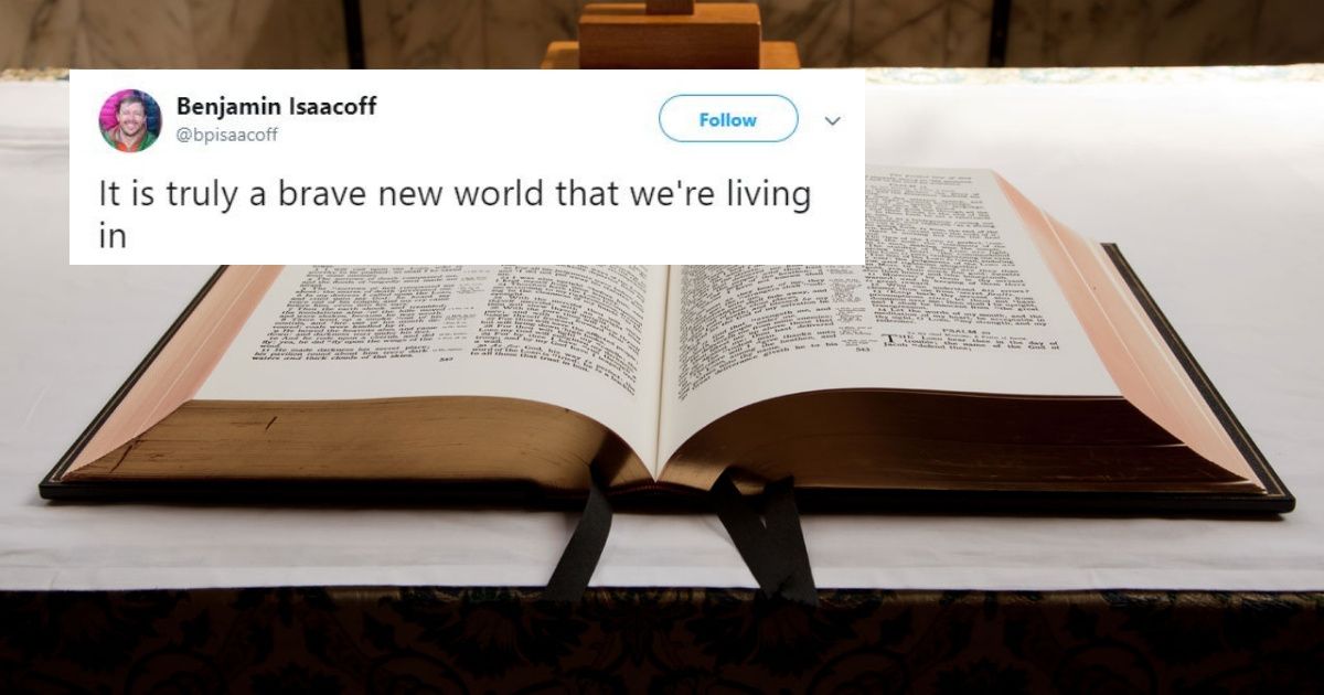 A High School Student Literally Injected Himself With The Book Of Genesis—And We're Done 😮