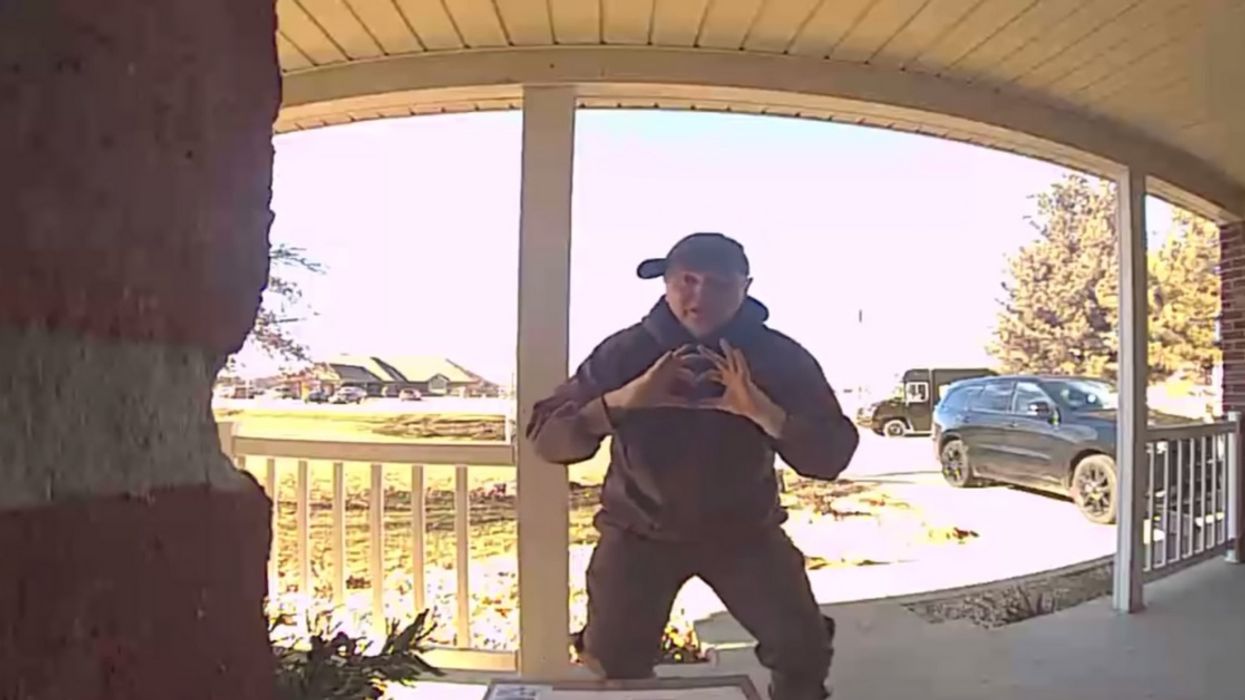 A UPS Driver's Dance When He Notices A Front Door Camera Is Putting A Smile On Everyone's Face