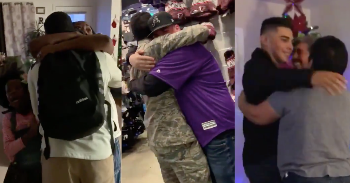 These Videos Of Surprise Visits Home For The Holidays Are Giving Us All The Feels ❤