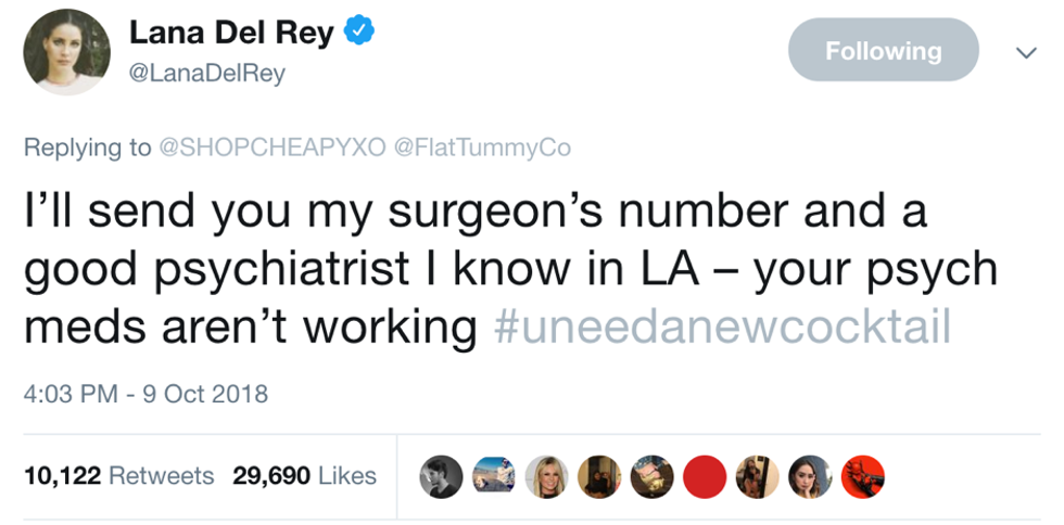 11 Of The Best Lana Del Rey Tweets Of All Time 7608