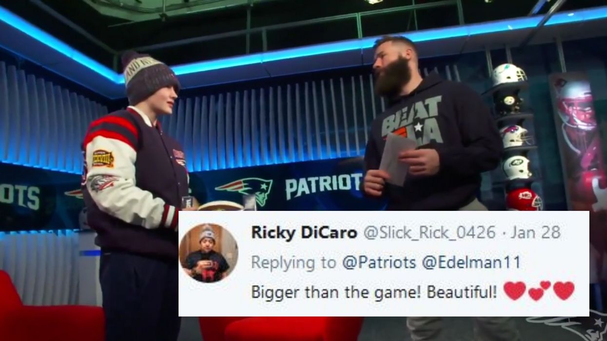 Patriots Player Surprises Girl Bullied At School For Playing Football With The Ultimate Gift