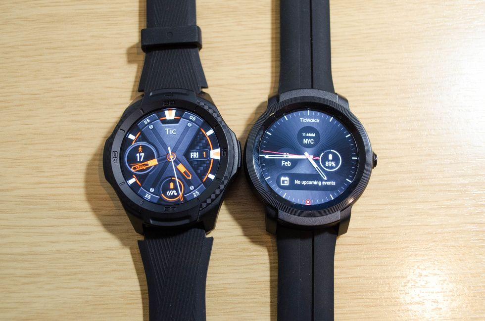 Mobvoi TicWatch S2 and E2 smartwatches Video review Gearbrain